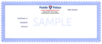 Paddle Palace Gift Certificate
