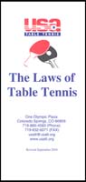 USATT Laws of Table Tennis