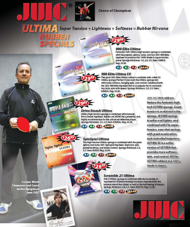 Juic Ultima Rubbers Special