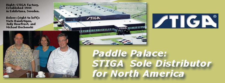 Stiga and Paddle Palace