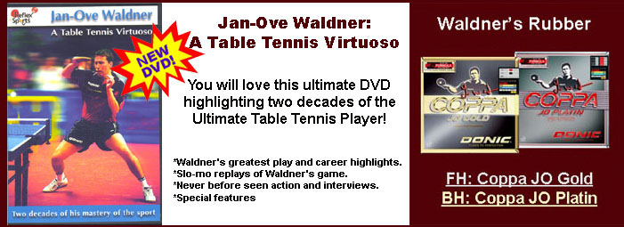 Waldner DVD and rubber