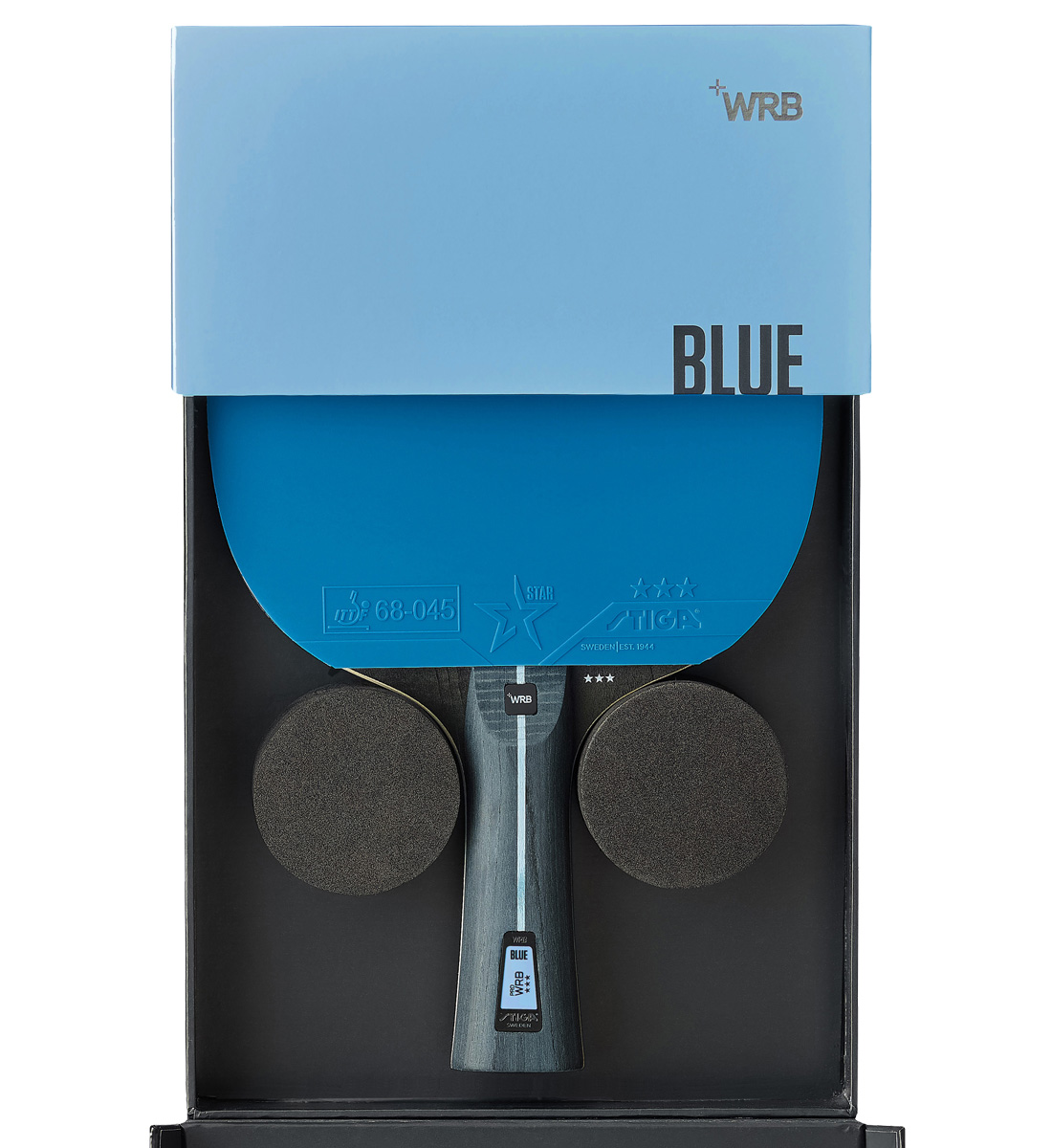 STIGA Raqueta de Ping Pong Pro WRB Blue Edition - Pala de Tenis de