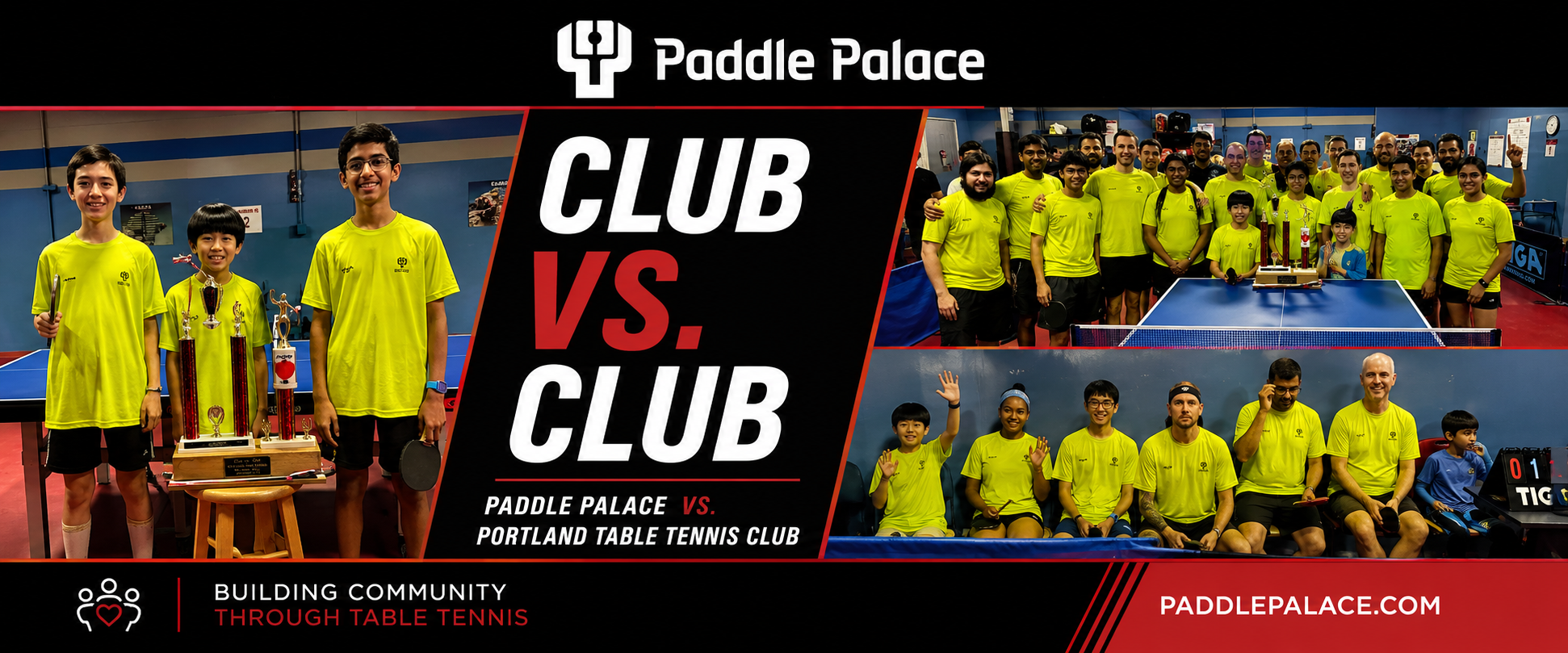 Paddle Palace Retains the Club vs. Club Trophy