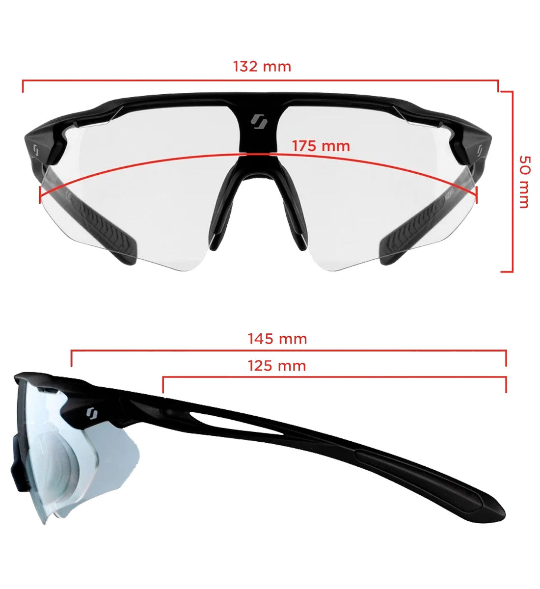 STIGA Eyewear Performance Kit Black - M