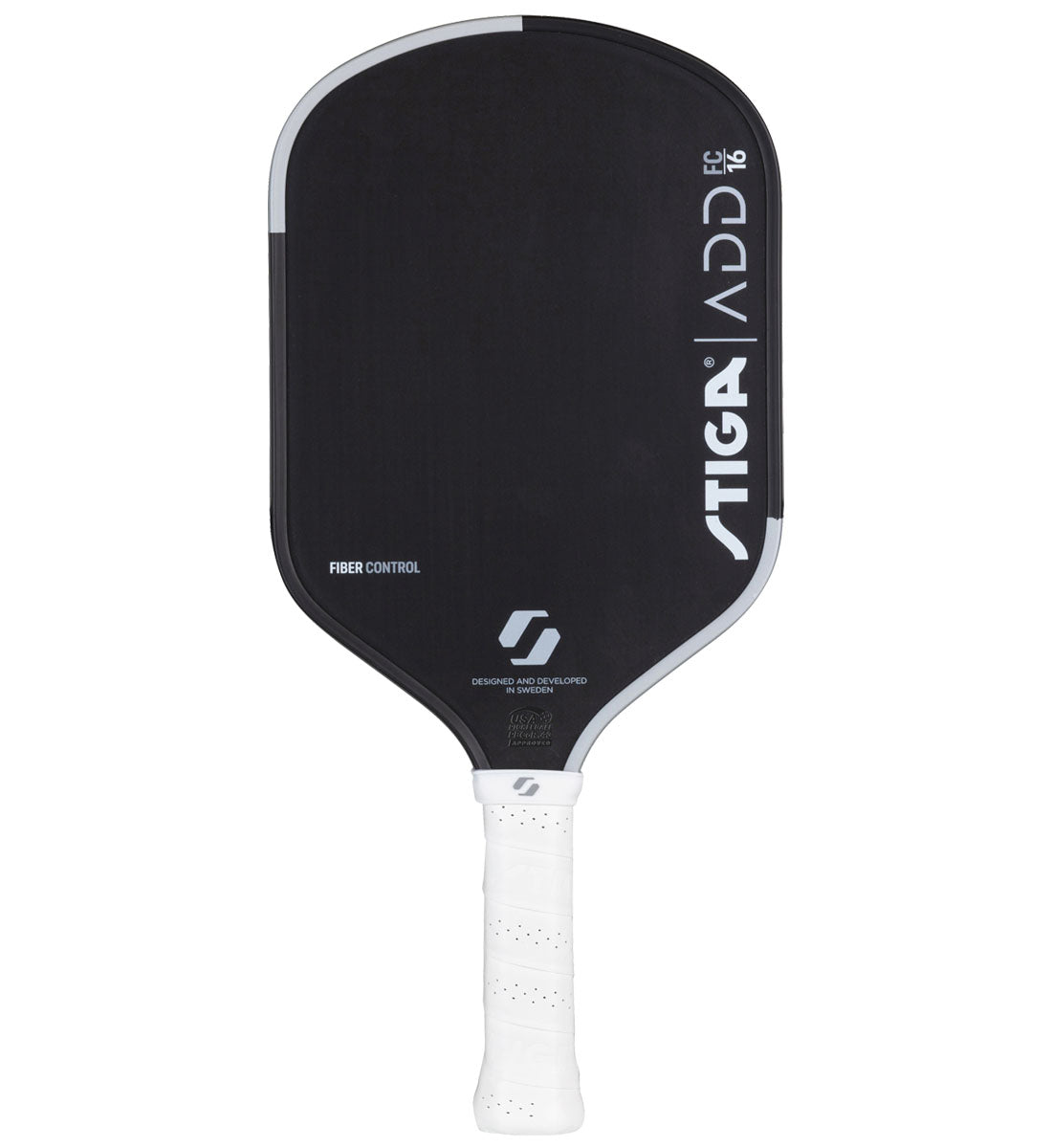 Stiga ADD 16 Hybrid Fiber Control Pickleball Paddle - front