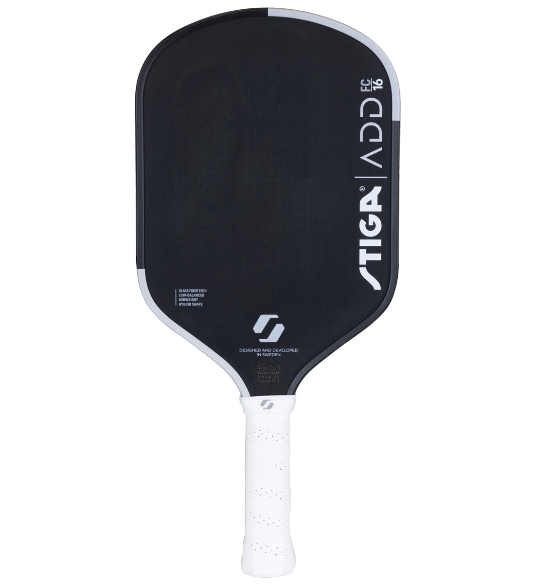 Stiga ADD 16 Hybrid Fiber Control Pickleball Paddle - back