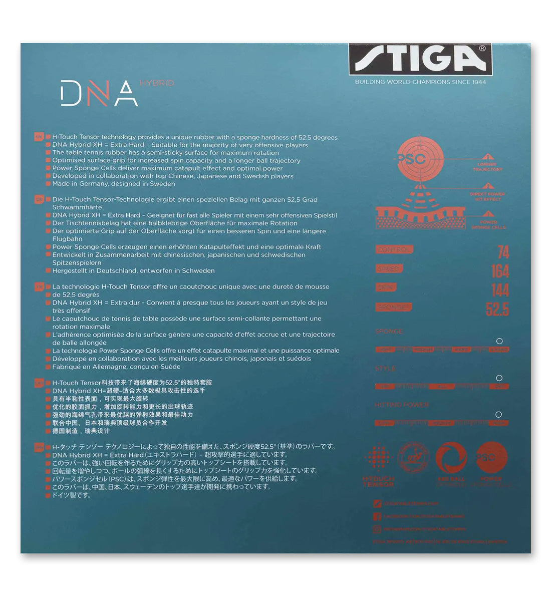 Stiga DNA Hybrid XH