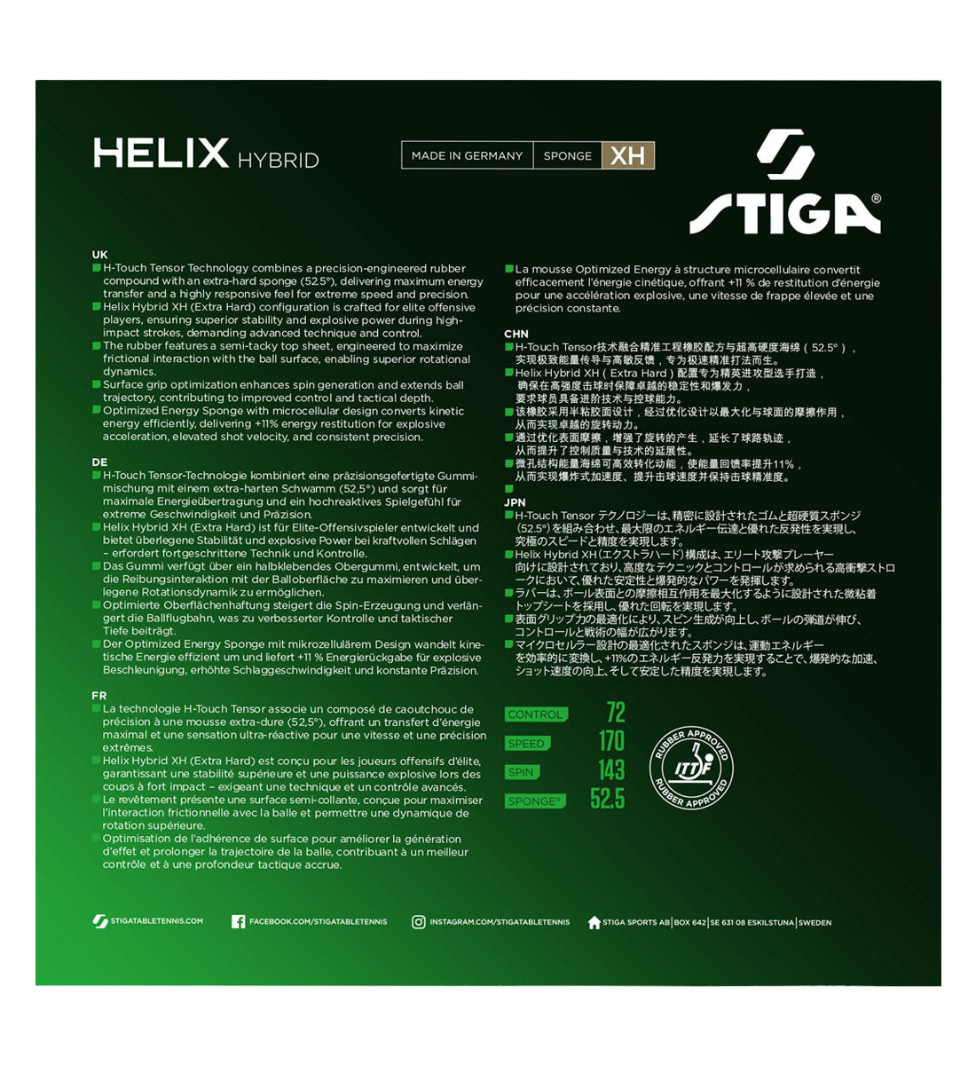 Stiga Helix Hybrid XH