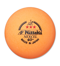 Nittaku 3-Star Nexcel 40+ Orange Ball
