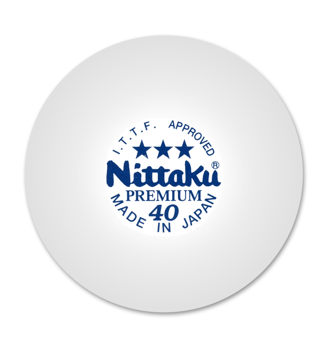 Nittaku 3-Star Premium Celluloid Ball
