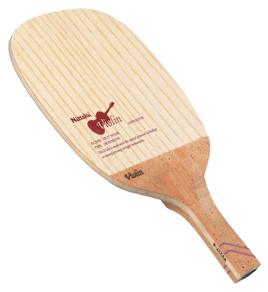 Nittaku Violin Japanese Rectangular PenholdPaddle Palace