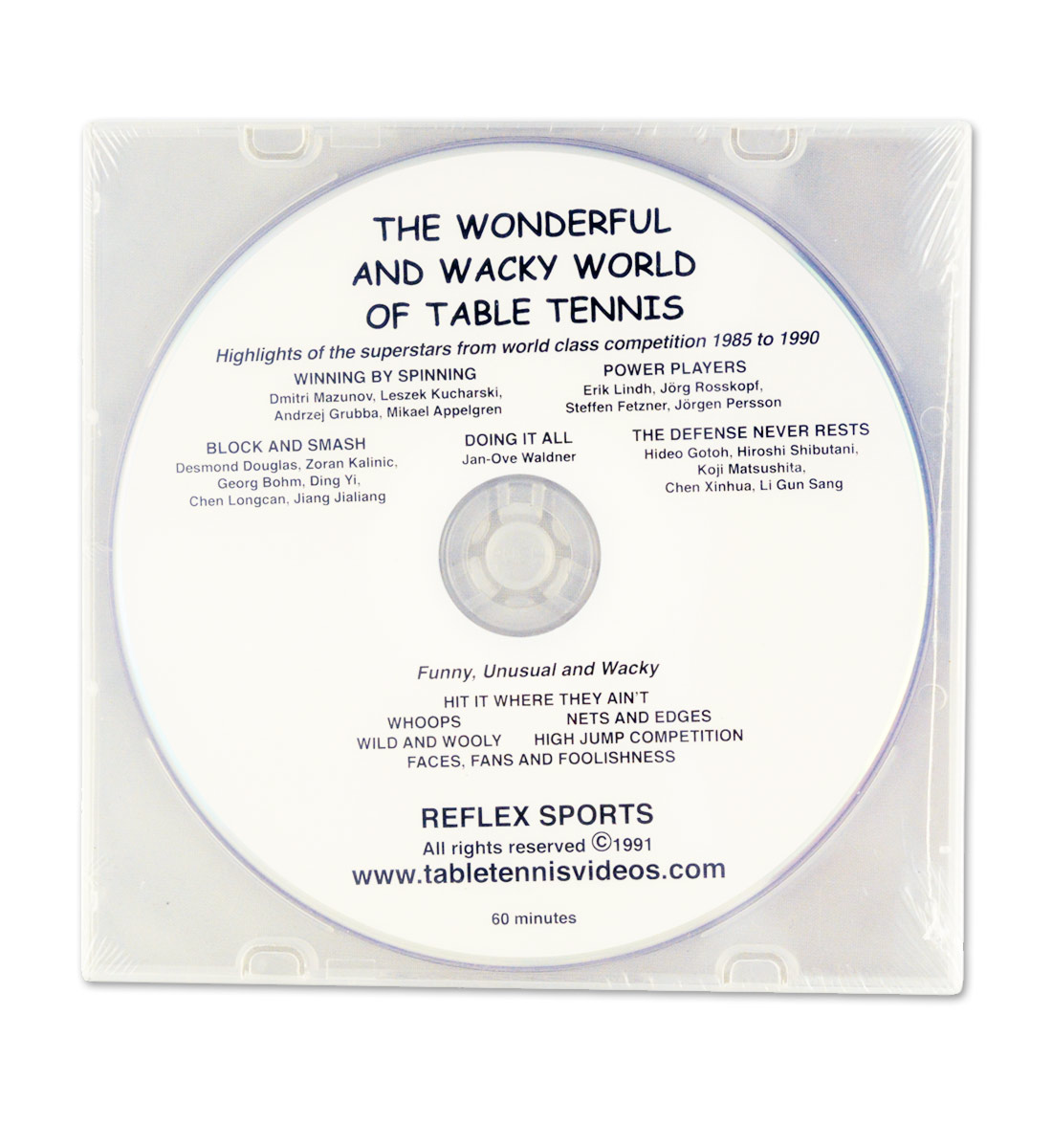 Wonderful and Wacky World of Table Tennis DVD