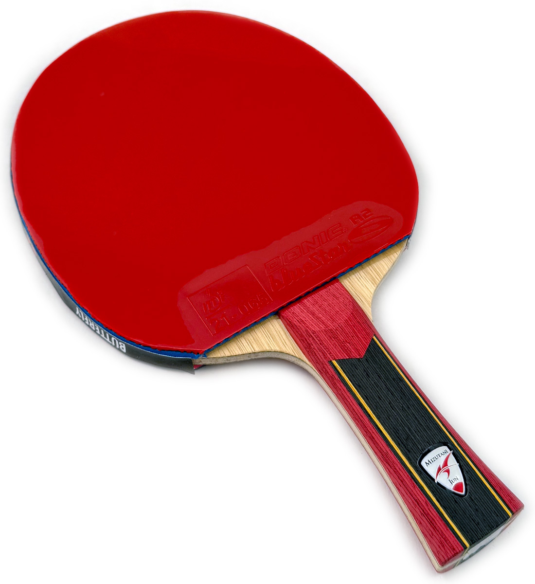 Butterfly Mizutani Jun Super ZLC FL w/ Butterfly Zyre-03 & Donic Bluestar A2 (#137)