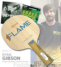 STAFF SPECIAL: Hunter Flame with Dr. Neubauer Defence Master & Tibhar Grass D.TecS