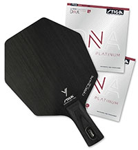 PRO SPECIAL PENHOLD: Stiga Cybershape Carbon with DNA Platinum XH